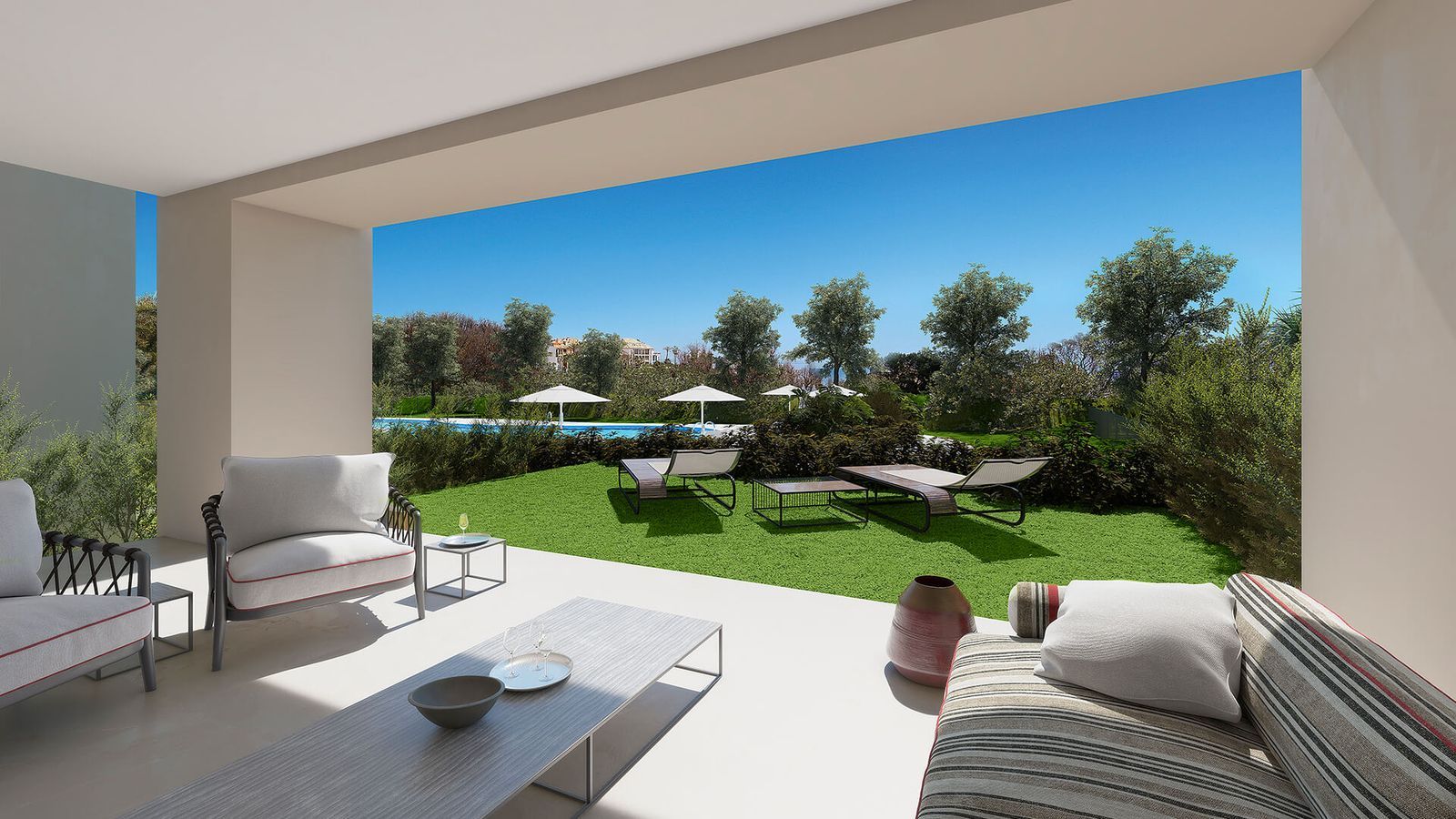 12 covered terrace pool garden
